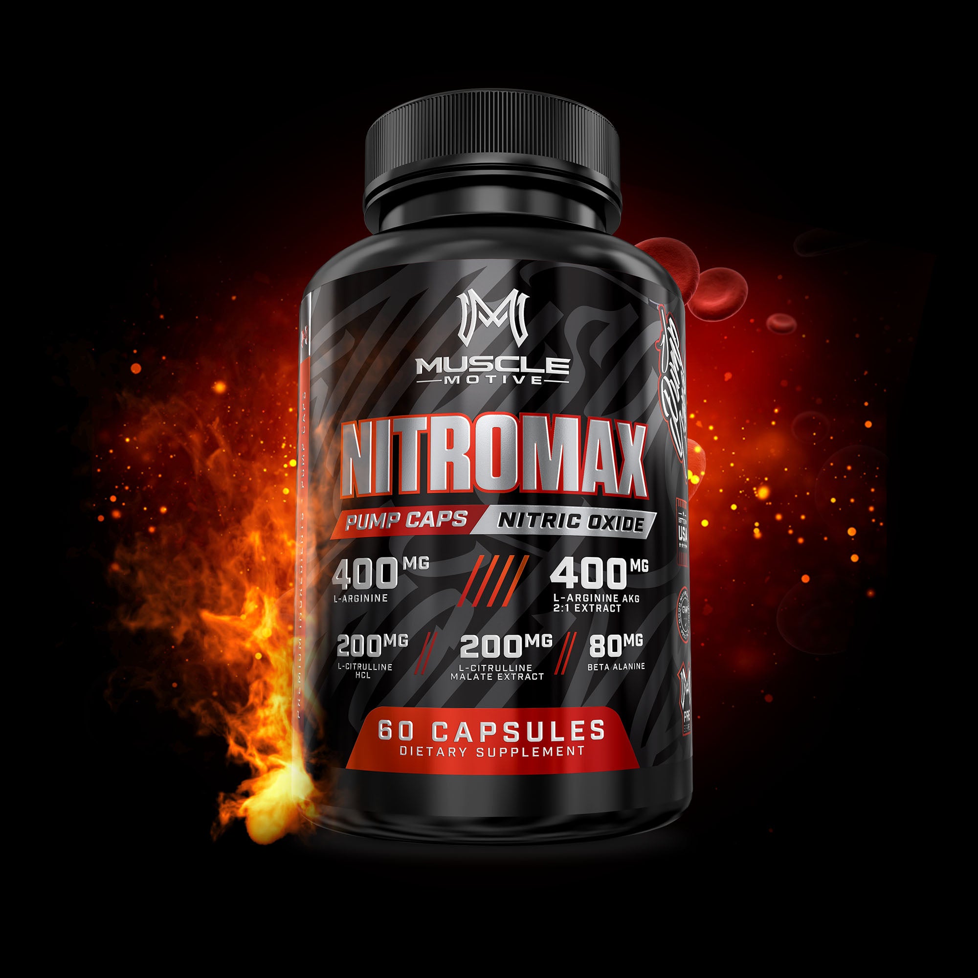 NitroMax Pump Capsules - MuscleMotive