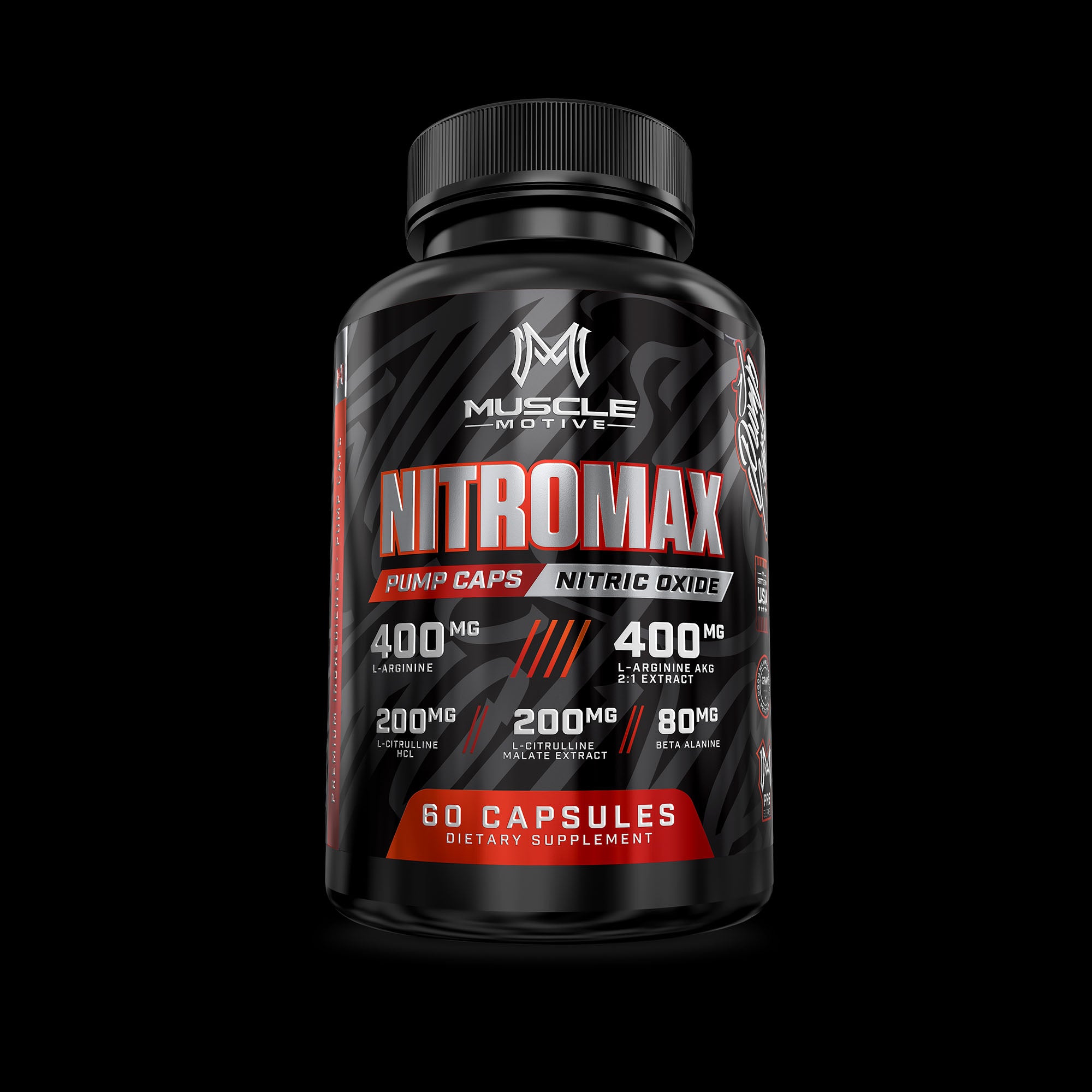 NitroMax Pump Capsules - MuscleMotive